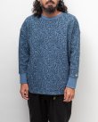 画像4: GOHEMP ゴーヘンプ - HEMP WAFFFLE WIDE CREW：LAKE BLUE