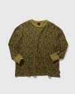 画像1: GOHEMP ゴーヘンプ - HEMP WAFFFLE WIDE CREW：LINDEN GREEN