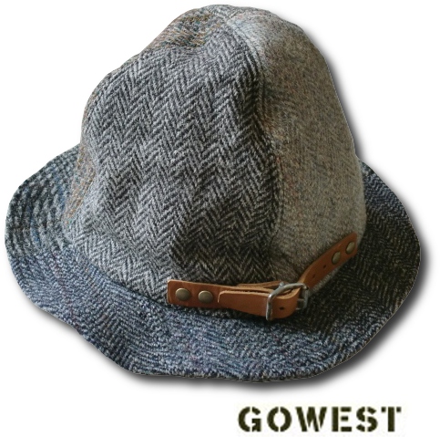 画像: GO WEST  - MOUNTAIN HAT ［GWG0035TPW］ ブラック　アップしました！！