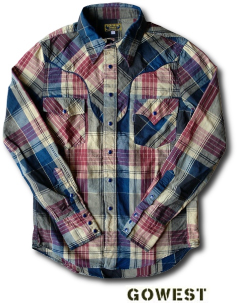 画像: GO WEST - RANCHER SHIRTS　［GWS2125IBC］　チェック　入荷しました！！