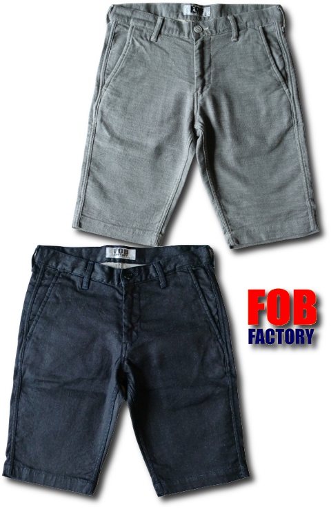 画像: F.O.B factory - Relax Duenim Shorts　［F4128］　２カラー入荷！！