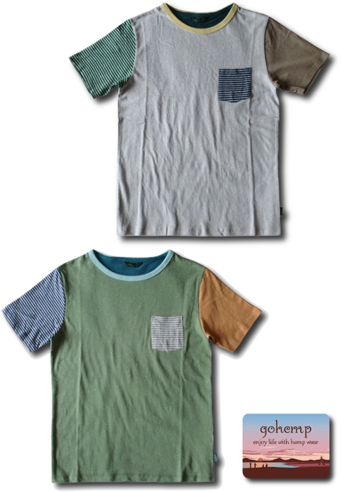 画像: GO HEMP - COMBI MULTI PK TEE  ［GHC4208MPB］ ２カラー入荷しました！