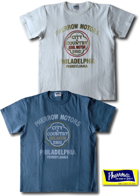 画像: PHERROW'S - カタログ未掲載! ''PHILADELPHIA'' Tシャツ 2カラー入荷！