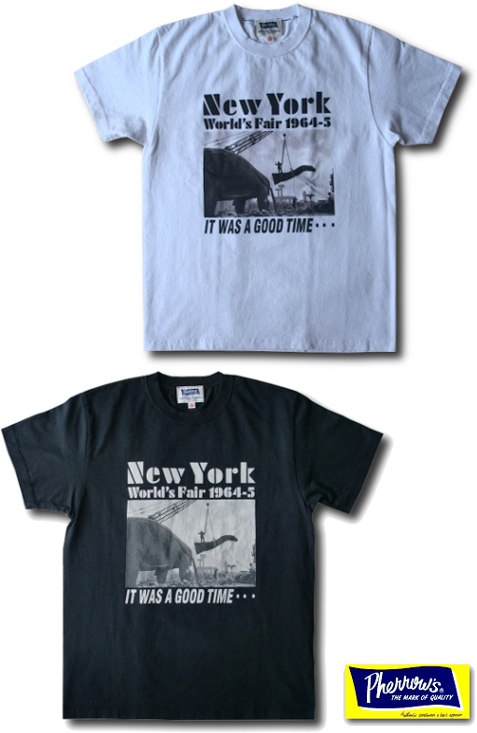 画像: PHERROW'S  - '' NEW YORK '' Tシャツ 13S-PT10 ２カラー入荷しました！