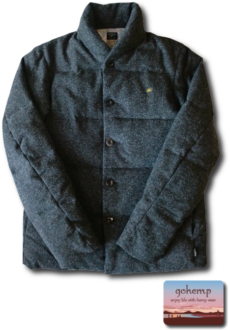 画像:  GO HEMP - BOTANICA JACKET GHJ6027HBN チャコール 入荷！