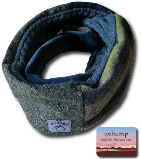 画像: GO HEMP - ON THE SNOOD　インディゴ入荷！