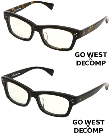 画像: GO WEST×DECOMPのメガネ　２カラー揃いました！