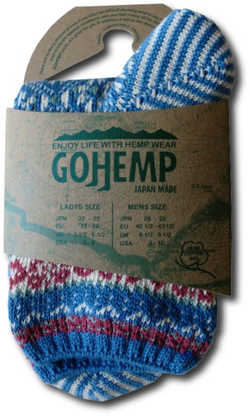 画像: GO HEMP - BALTIC MIDDLE SOCKS　再入荷