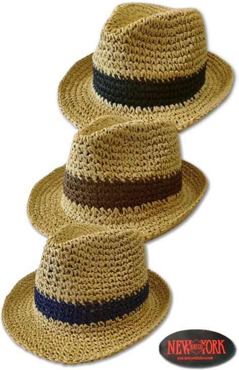 画像: NEW YORK HAT - Crochet Fedora