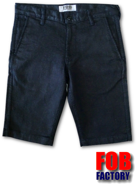 画像: F.O.B factory - Relax Duenim Shorts　ワンウォッシュ　全サイズ再入荷