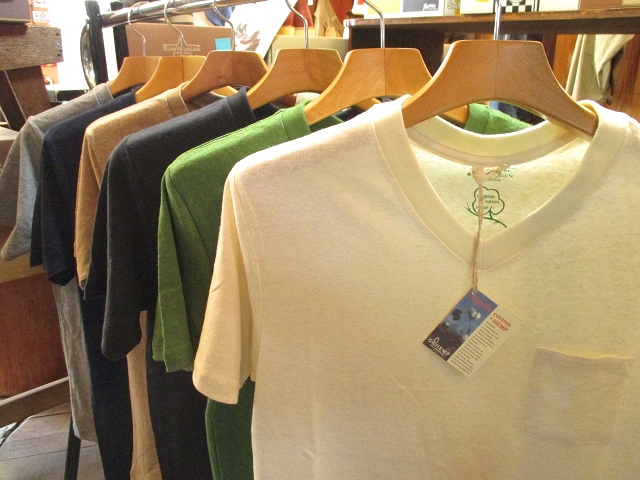 画像: GO HEMP - V-NECK PK TEE