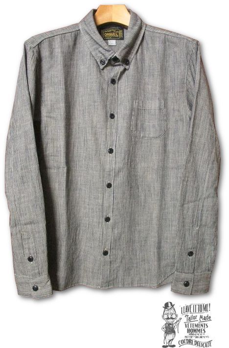 画像: ORGUEIL - Button Down Shirts　Indigo Stripe