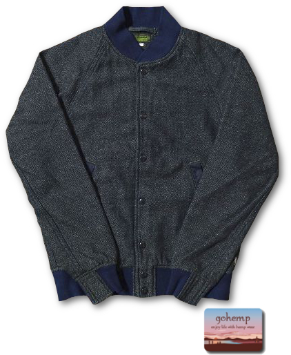 画像: GO HEMP - FIELD JACKET/INDIGO TWEED DENIM