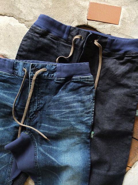 画像: GO HEMP - SLIM RIB PANTS　再入荷