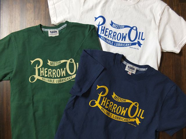 画像: PHERROW'S - ''PHERROW OIL'' プリントTシャツ