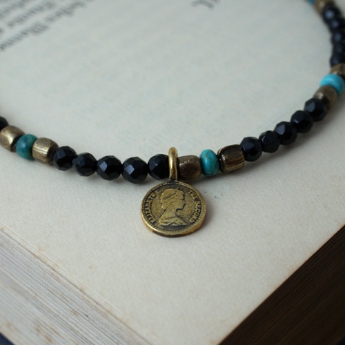 画像: Vantique - ONYX COIN-TAG BRACELET