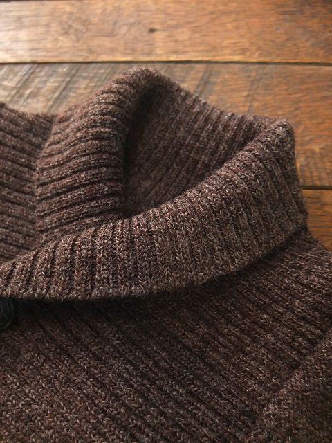 画像: ORGUEIL - Pullover Shawl Collar Knit