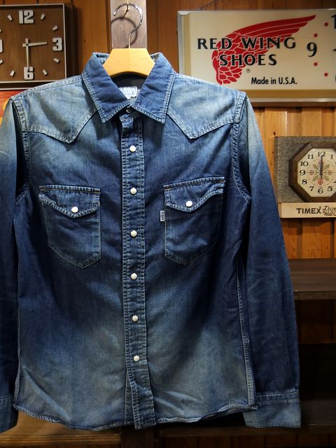 画像: GO WEST - WYOMING SHIRTS/6oz DENIM　USED WASH