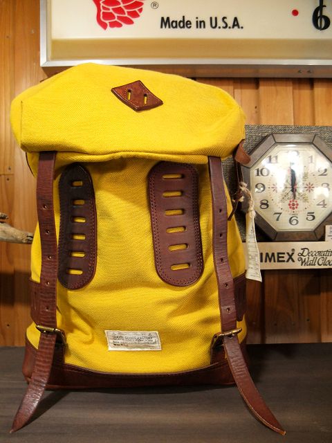 画像: vasco - NYLONCROSS×LEATHER OLD BACKPACK