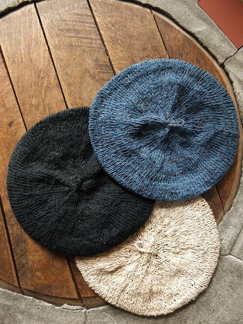 画像: GO HEMP - FRENCH BERET／HEMP KNIT