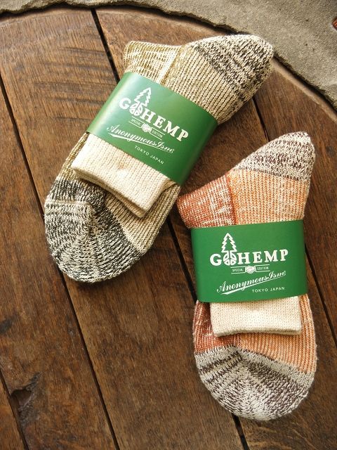 画像: GO HEMP - PIL QUARTER SOCKS／×ANONYMOUSISM