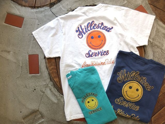 画像: PHERROW'S - ” HILLESTAD SMILE ”プリントTシャツ