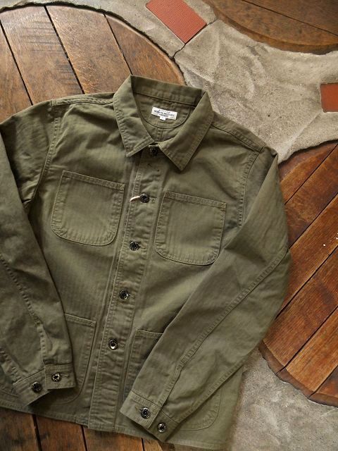 画像: JAPAN BLUE - Military Cover-all USN Herringbone　再入荷！