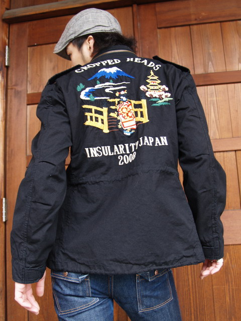 画像: 「クロップドヘッズ」から、新作のM-65JKT　豪華刺繍です！