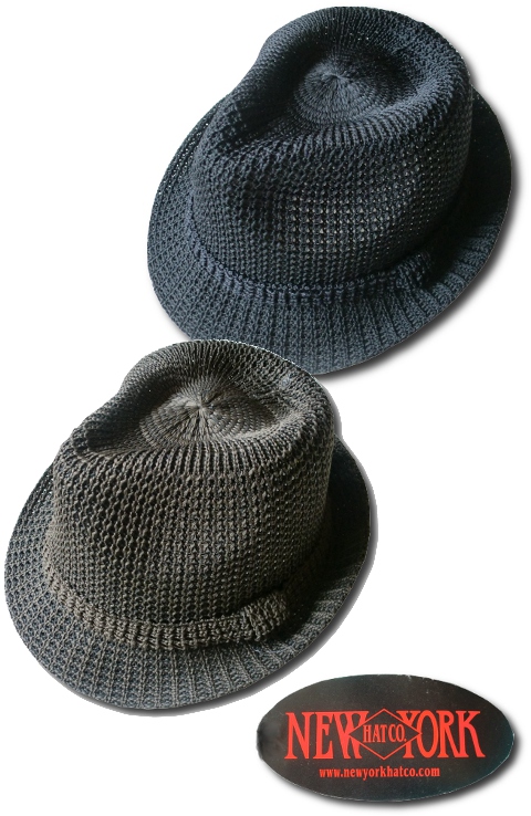 画像: NEW YORK HAT - Squared Fedora　2カラー入荷！