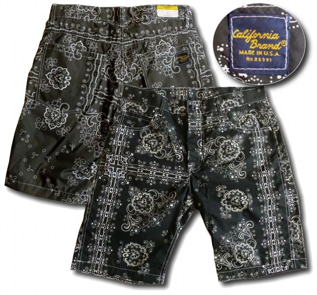 画像: Sunlight Believer - BANDANA 5POCKET SHORTS [CALI-752P] 2カラー