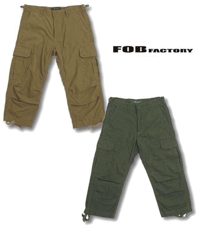 画像: F.O.B factory - クオーターカーゴパンツ　［F4112］　2カラー入荷！