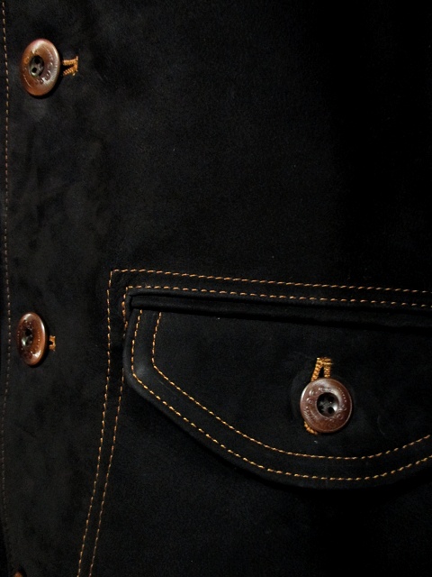 画像: ORGUEIL オルゲイユ - Cossack Jacket (Horse Leather Nubuck)　Black　【MADE IN JAPAN】