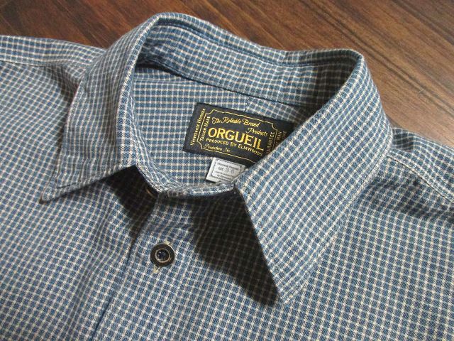 画像: ORGUEIL オルゲイユ - Classic Plaid Shirts　Indigo Plaid