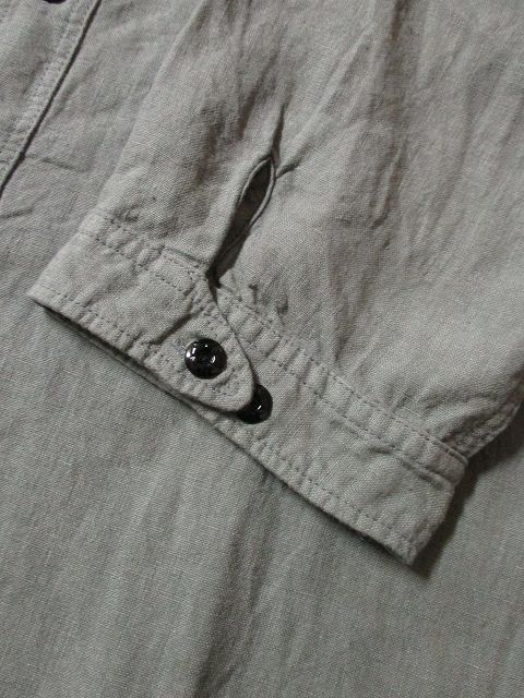 画像: ORGUEIL オルゲイユ - Linen round collar shirts　Gray