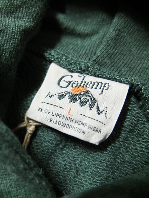 画像: ★再入荷★GO HEMP ゴーヘンプ - PULL PARKA/ H/C TERRY　フォレストグリーン