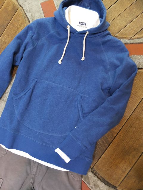 画像: GO HEMP ゴーヘンプ - PULL PARKA/ H/C TERRY　ネイビーブルー