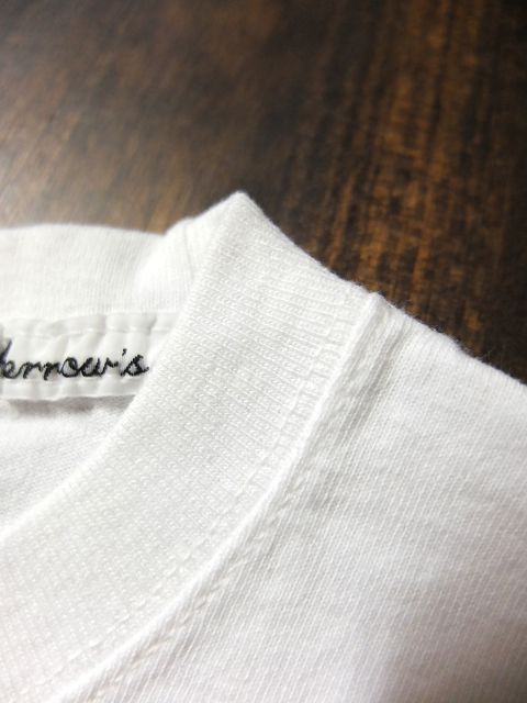 画像: ★再入荷★PHERROW'S フェローズ - ポケット付きプレーンTシャツ　ホワイト
