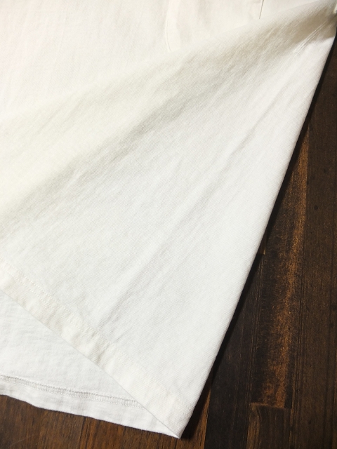 画像: STUDIO D'ARTISAN ダルチ - 吊り編みP付き刺繍半袖Tシャツ　オフホワイト