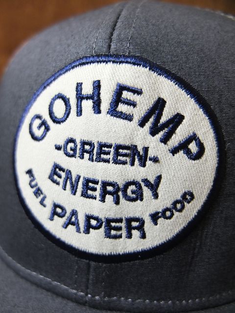 画像: ★再入荷★GO HEMP ゴーヘンプ - GREEN ENERGY MESH CAP 2　チャコール