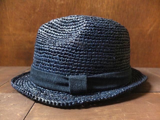 画像: ★再入荷★GO HEMP ゴーヘンプ - RAFFIA CLASSIC HAT　ブルー