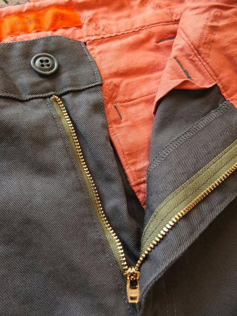 画像: GO WEST ゴーウエスト - WORK ON PANTS/高密度 DRILL STRTCH　【MADE IN JAPAN】　GRAY