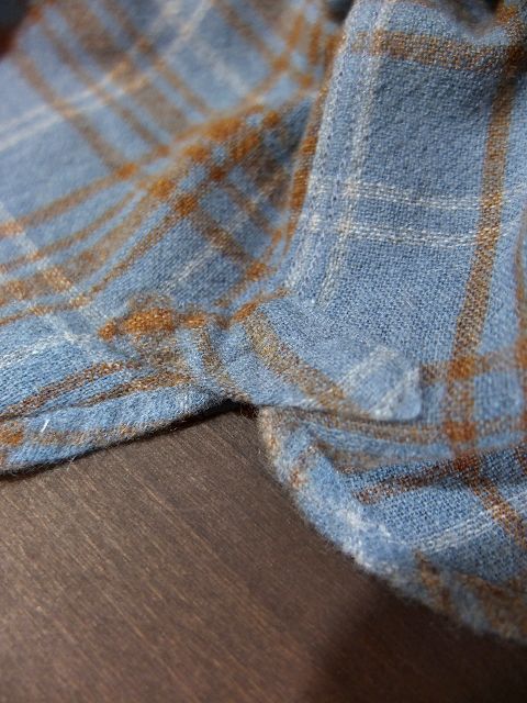 画像: ORGUEIL オルゲイユ - Classic Wool Shirt　Blue　【MADE IN JAPAN】