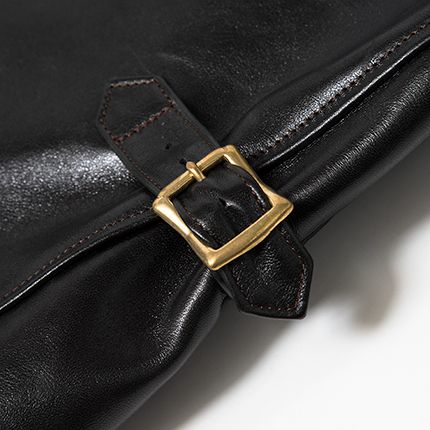 画像: ORGUEIL オルゲイユ - Cossack Jacket (Horse Leather)　Black　【MADE IN JAPAN】