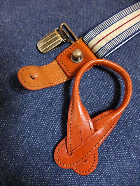 画像: ORGUEIL オルゲイユ - Suspender　Brown　【MADE IN JAPAN】
