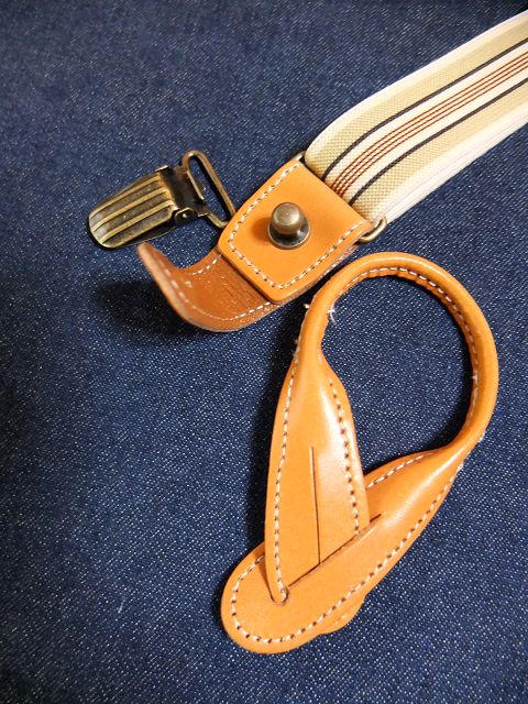 画像: ORGUEIL オルゲイユ - Suspender　Beige　【MADE IN JAPAN】