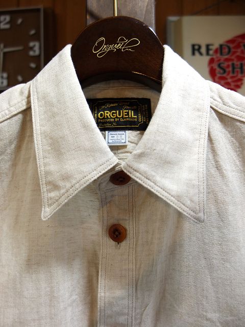 画像: ORGUEIL オルゲイユ - Classic Work Shirt　Ecru　【MADE IN JAPAN】