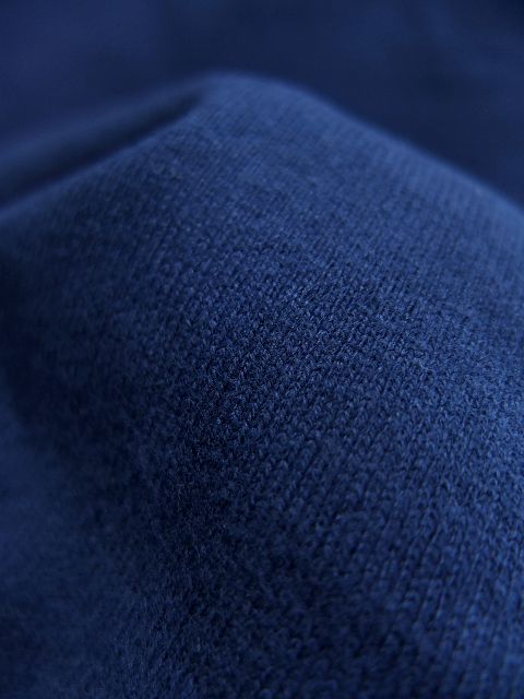 画像: PHERROW'S フェローズ - Vガゼット付きプレーンTシャツ　ネイビー　【MADE IN JAPAN】