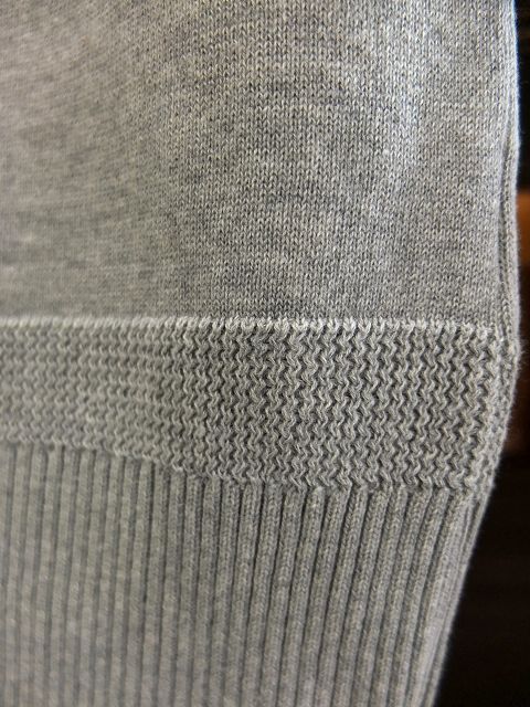 画像: ORGUEIL オルゲイユ - Short Sleeve Knit　Grey【MADE IN JAPAN】