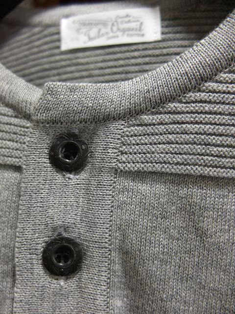 画像: ORGUEIL オルゲイユ - Short Sleeve Knit　Grey【MADE IN JAPAN】