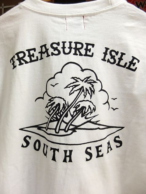 画像: ”SOUTH SEAS”プリントロンTee　ホワイト